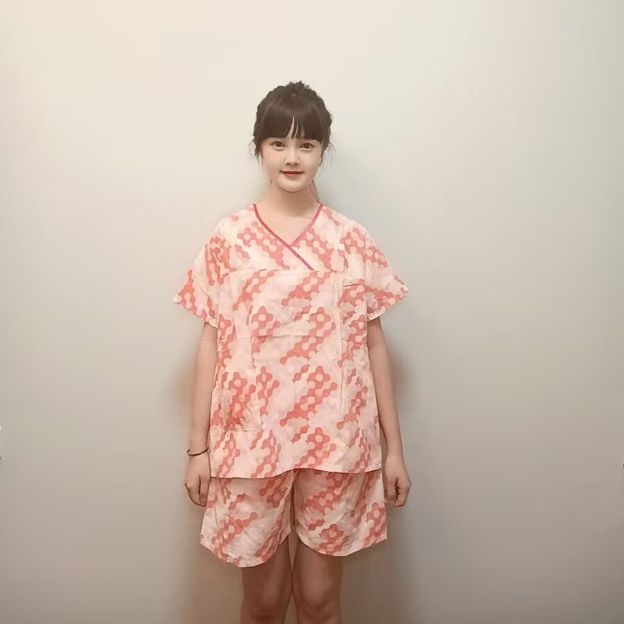 一次性浴服汗蒸服 桑拿服浴衣SPA足浴足疗按摩洗浴美容女短袖短裤