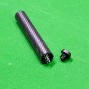 职业版 环球达芬尼台球杆碳纤维加长把送后堵子弹头快速接牙