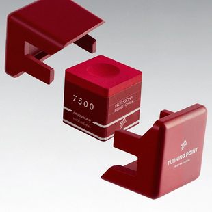TP7500红色巧克粉台球杆枪粉粉色灰色礼盒装黑八九球磁吸