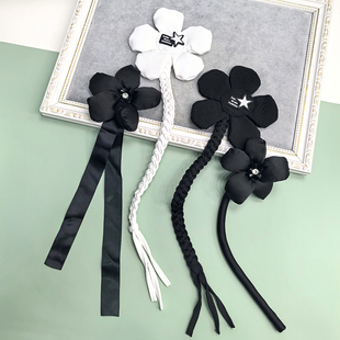 布艺花朵胸针领结女棉衣外套装饰品羽绒服装配饰胸花扣针别针领花