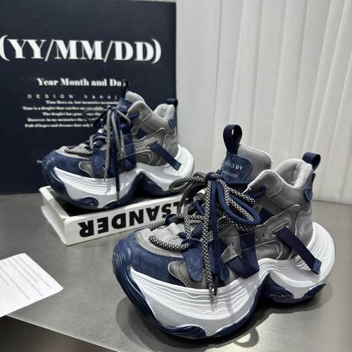 欧货2025冬季高帮新款老爹鞋