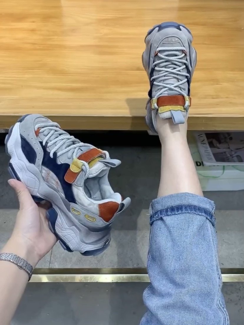 老爹鞋女秋冬2022新款增高厚底棉鞋百搭冬季加绒运动鞋休闲魔术贴,女鞋,时尚休闲鞋,淘宝优惠券,粉丝福利购,淘宝优惠卷