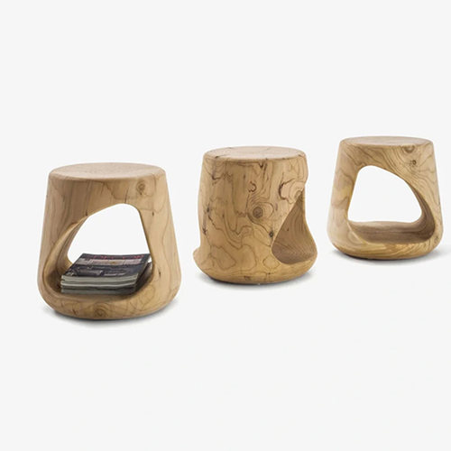 原木墩子客厅边几树桩树墩矮凳