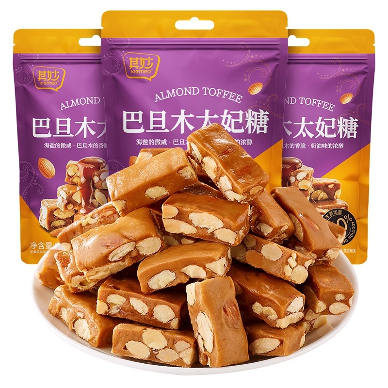 其妙巴旦木太妃糖坚果夹心