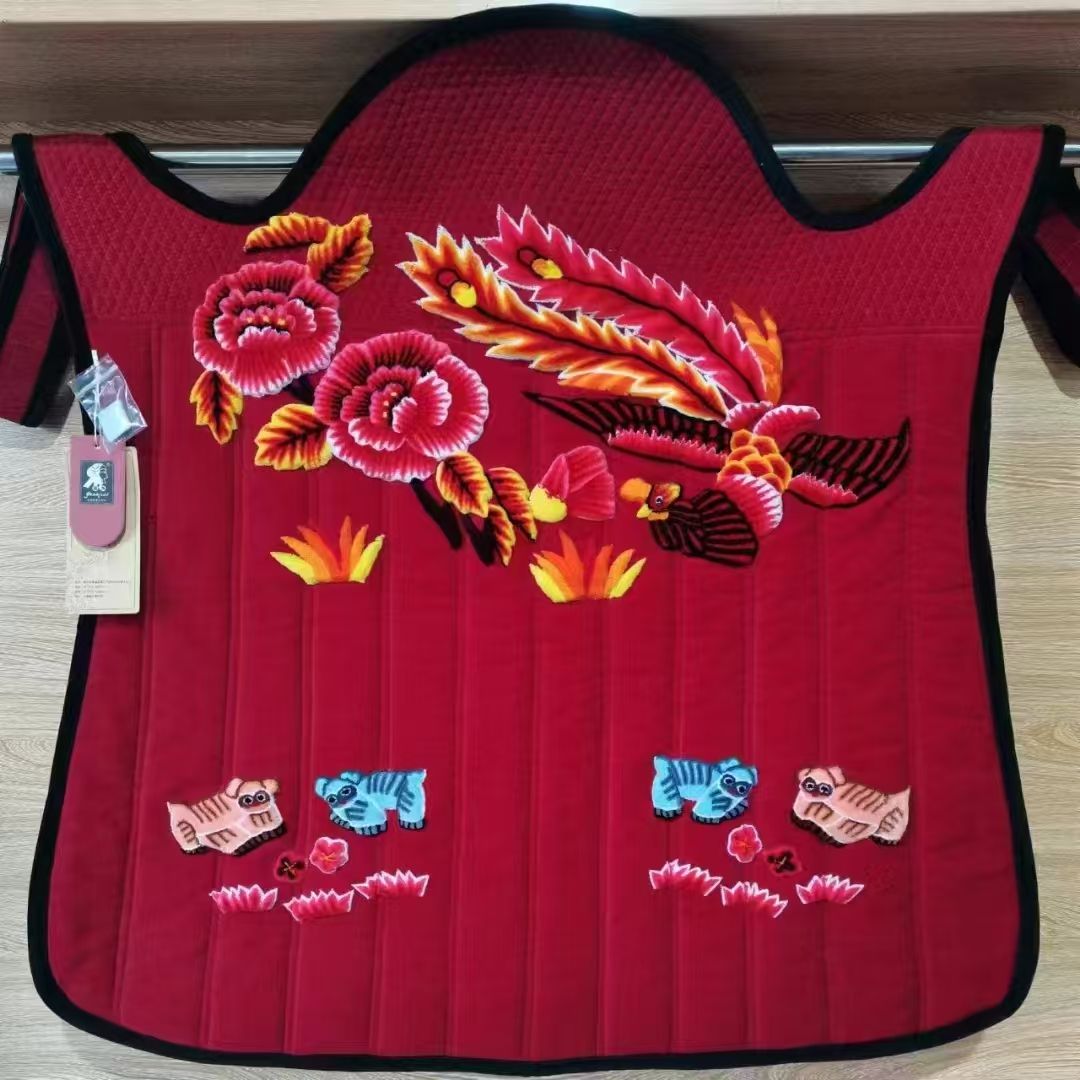贵州云南背带婴幼儿背带传统背巾老式抛花少数民族背儿背四季背扇