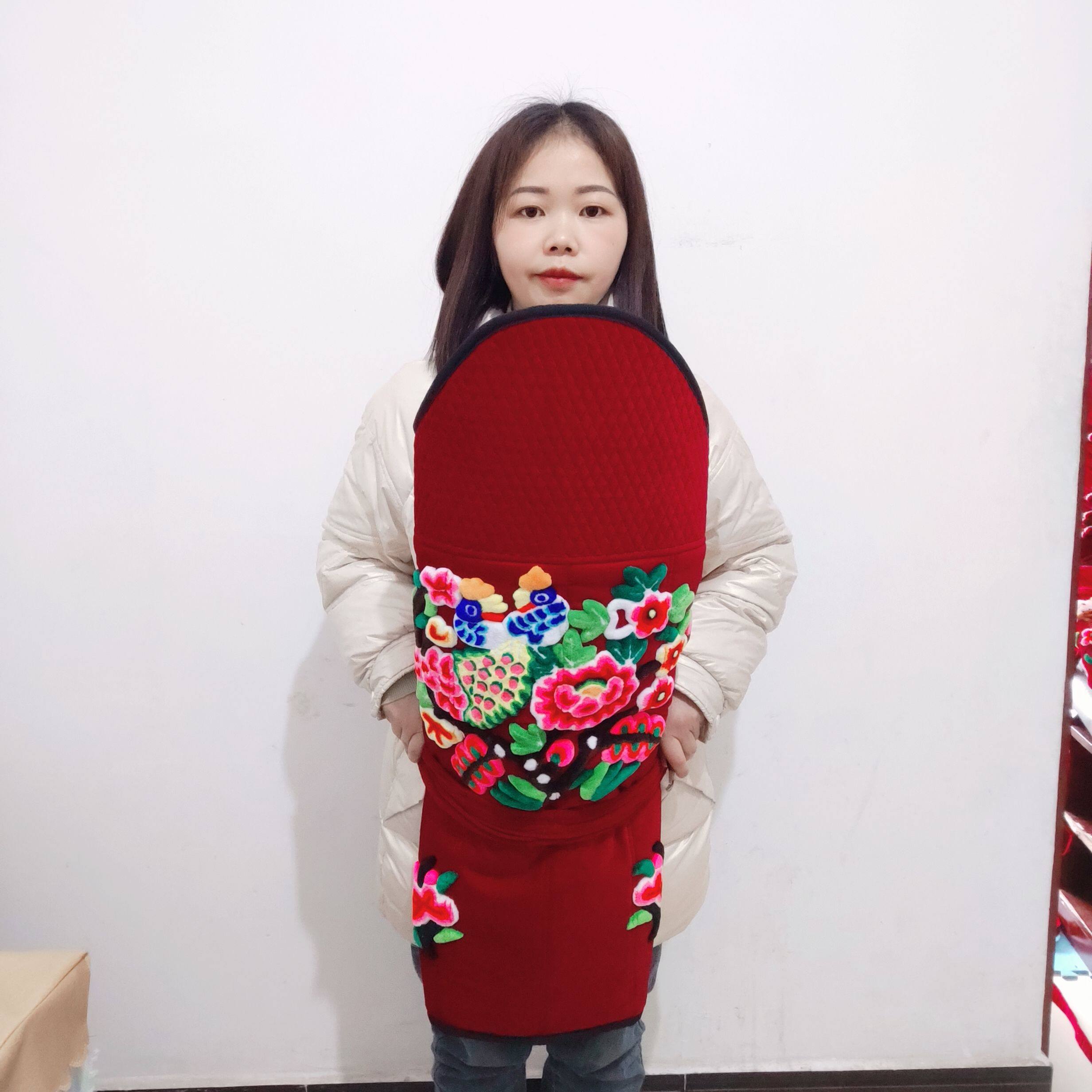 传统特色手工老式纯手工抛花婴儿背带外出新生儿云南宝宝小孩