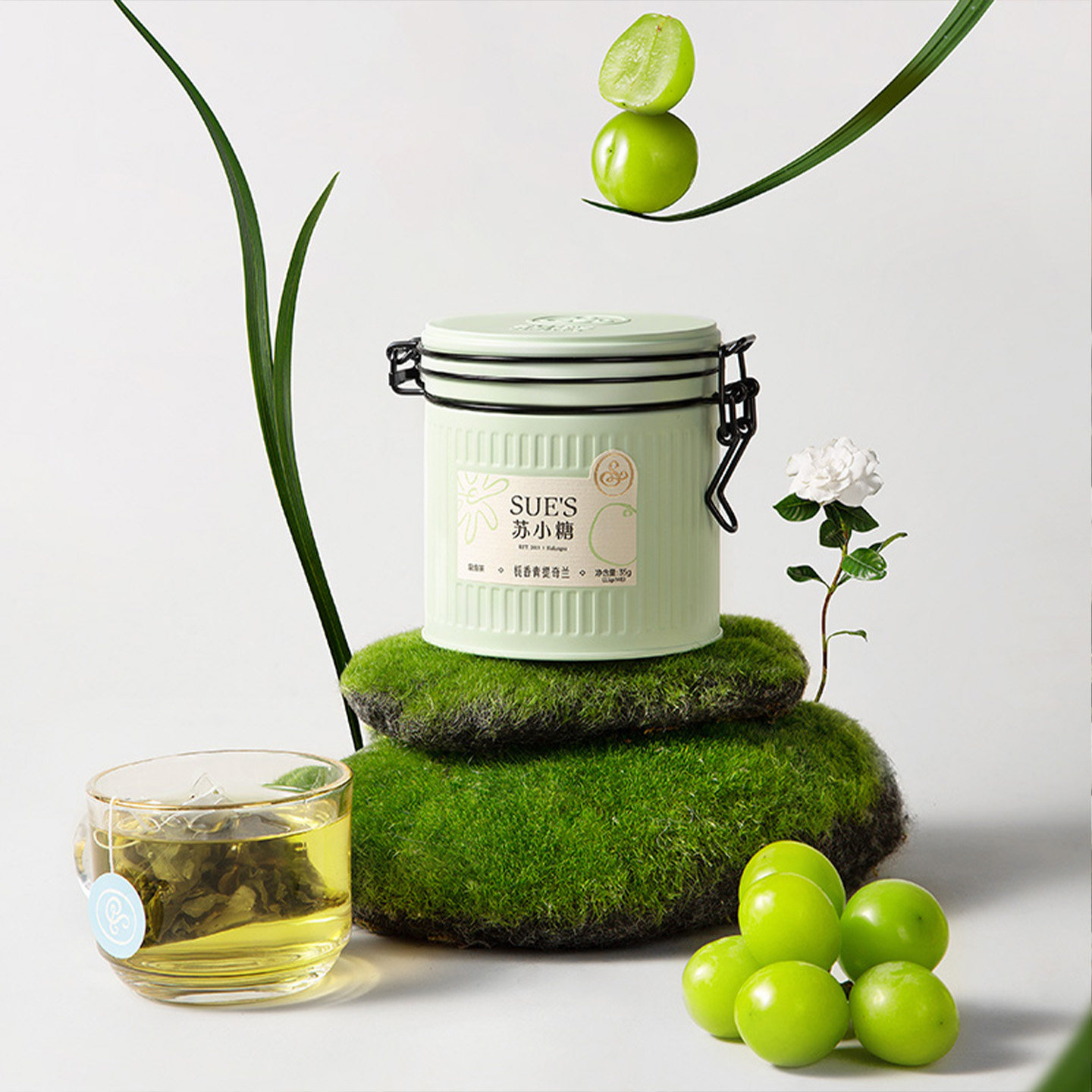 苏小糖水果茶茶包白桃青提玫瑰茉莉花茶礼盒福建伴手礼