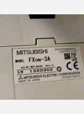 三菱PLC FXON-3A，日本原装，型号确认，实物拍摄。外议价