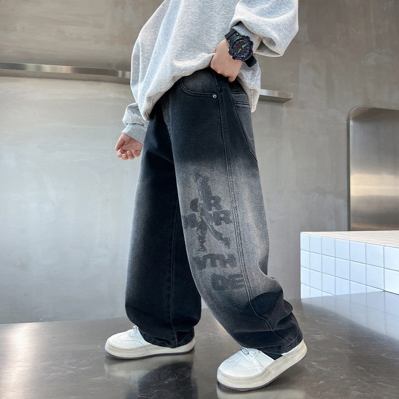 男童牛仔裤春秋装儿童长裤2026新款中大童直筒裤子秋季百搭宽松潮,童装/婴儿装/亲子装,儿童牛仔裤,淘宝优惠券,粉丝福利购,淘宝优惠卷