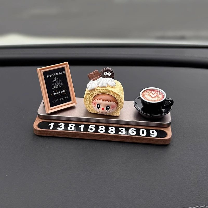 挪车电话牌汽车临时停车号码牌移车电话可隐藏女可爱创意甜品车内,汽车用品/电子/清洗/改装,停车号码牌,淘宝优惠券,粉丝福利购,淘宝优惠卷