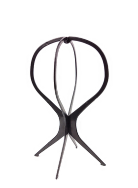 假发专用支架25cm黑色男士桌面便携拆分简易置放展示保护打理造型