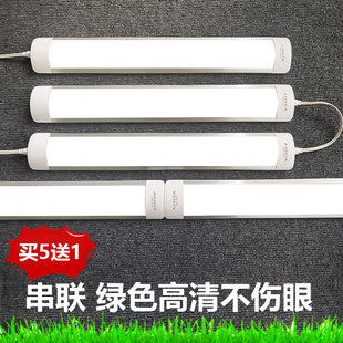 t8led一体化长条灯管串联净化灯平板三防灯免接线超市工厂流水线