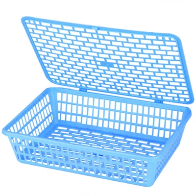 富强文具FQ924 文件篮文件筐公文框塑料镂空文件框文件蓝办公用品