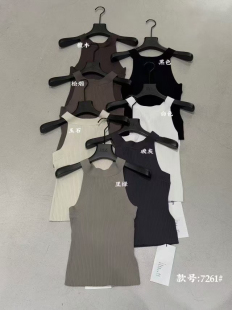 交叉背心DVZ2026年夏季新款韩版宽松显瘦百搭休闲针织女款上衣