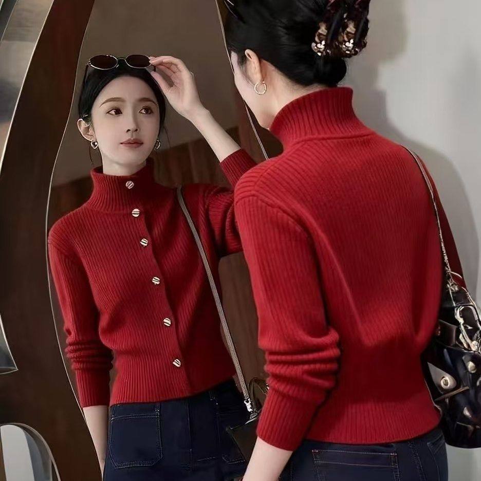 东莞大朗针织衫不起球女半高领套头毛衣杭州四季青义乌打底衫上衣,女装/女士精品,毛针织衫,淘宝优惠券,粉丝福利购,淘宝优惠卷