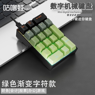 键盘小型独立数字笔记本外接键盘有线办公会计键盘收银有线小键盘