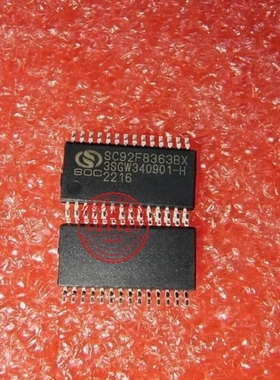 SC92F8363BX28U  SC92F8363BX  SC92F83638X TSSOP-28   新的
