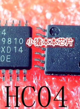74HC04PW   丝印 HC04  TSSOP-14   新的    一个起售   可直拍