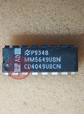 CD4049UBCN MM5649UBN DIP16脚封装 新的一个起拍