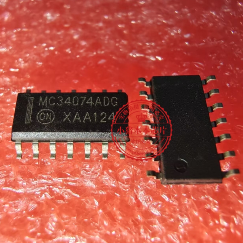 MC34074ADR2G  MC34074ADG   34074ADG SOIC-14  新的 一个起拍