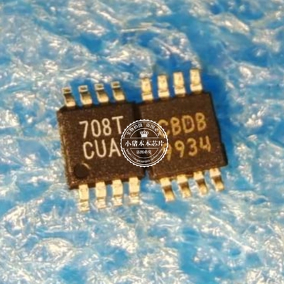 MAX708TCUA-T 丝印708T  MSOP-8    新的 一个起拍