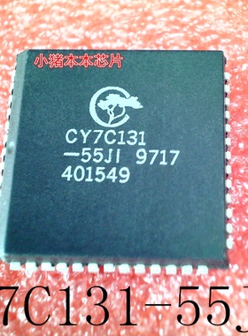 CY7C131-55JI     CY7C131-55J1    CY7C131    PLCC52     新的