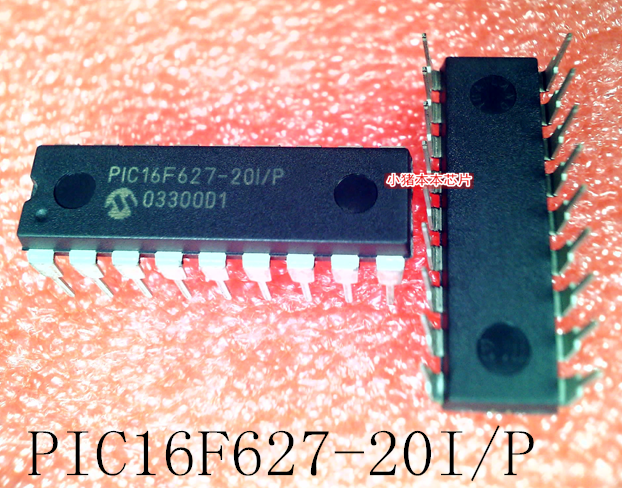 PIC16F627-20I/P   PIC16F627-201/P   PIC16F627  DIP-18  新的