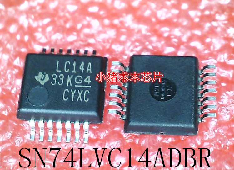 SN74LVC14ADBR     SN74LVC14    丝印:LC14A     SSOP14   新的