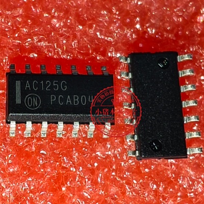MC74AC125DG MC74AC125DR2G 74AC125  丝印AC125G SOP14全新原装