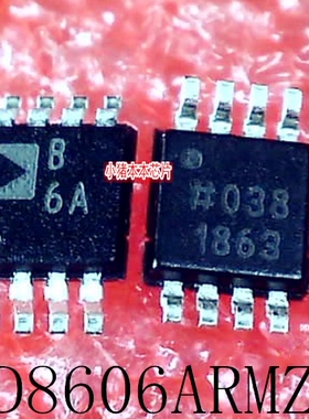 AD8606ARMZ-REEL7 AD8606ARMZ AD8606 丝印:B6A 86A MSOP-8 新的