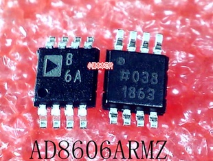 AD8606ARMZ-REEL7 AD8606ARMZ AD8606 丝印:B6A 86A MSOP-8 新的