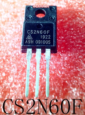 CS2N60F   CS2N60FA9H   TO-220F    新的  一个起售   可直拍