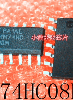 MM74HC08M      MM74HC 08M     74HC08     SOP14       新的