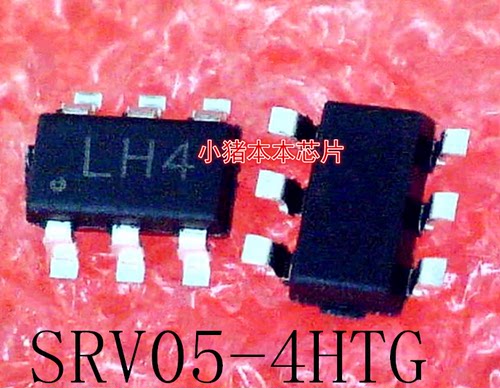 SRV05-4HTG    丝印:LH4      SOT23-6      新的
