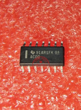 SN74AC00DR  SN74AC00DRG4    丝印AC00  SOP14  新的  一个起拍