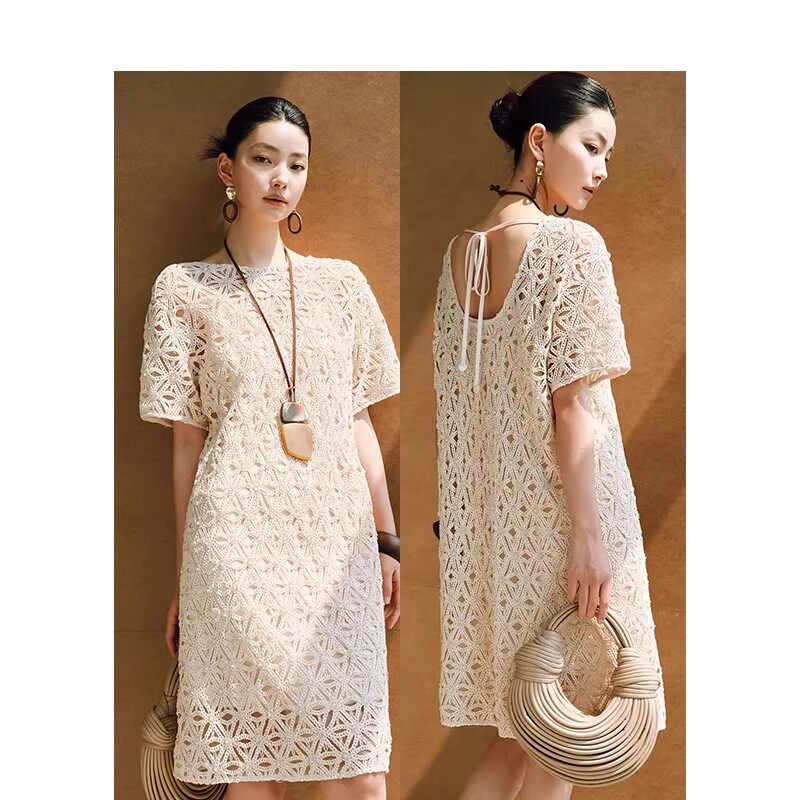 BHTMO大码蕾丝水溶2025夏