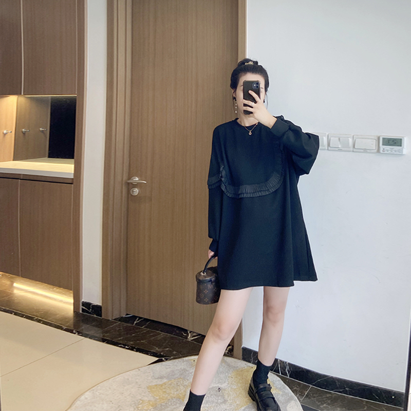 爵莱菲时尚连衣裙纯色