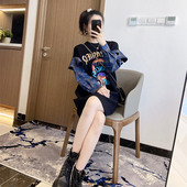 卫衣连衣裙女炸街显瘦大码 胖mm休闲裙子潮 秋装 减龄2025年新款 长袖