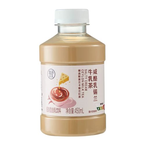 盒马 咸酪乳锡兰牛乳茶450ml冷藏短保15天新品包邮