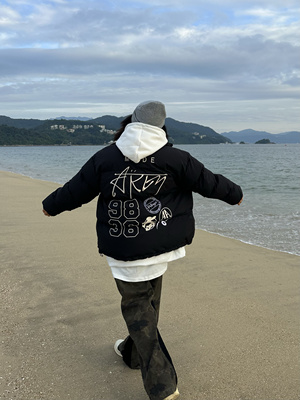刺绣加厚面包服国潮新款冬季棉服