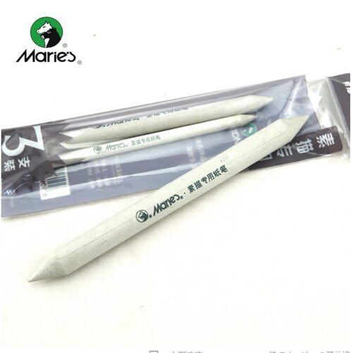 特价包邮 马利正品C6823素描专用纸笔涂抹笔纸擦笔三支装