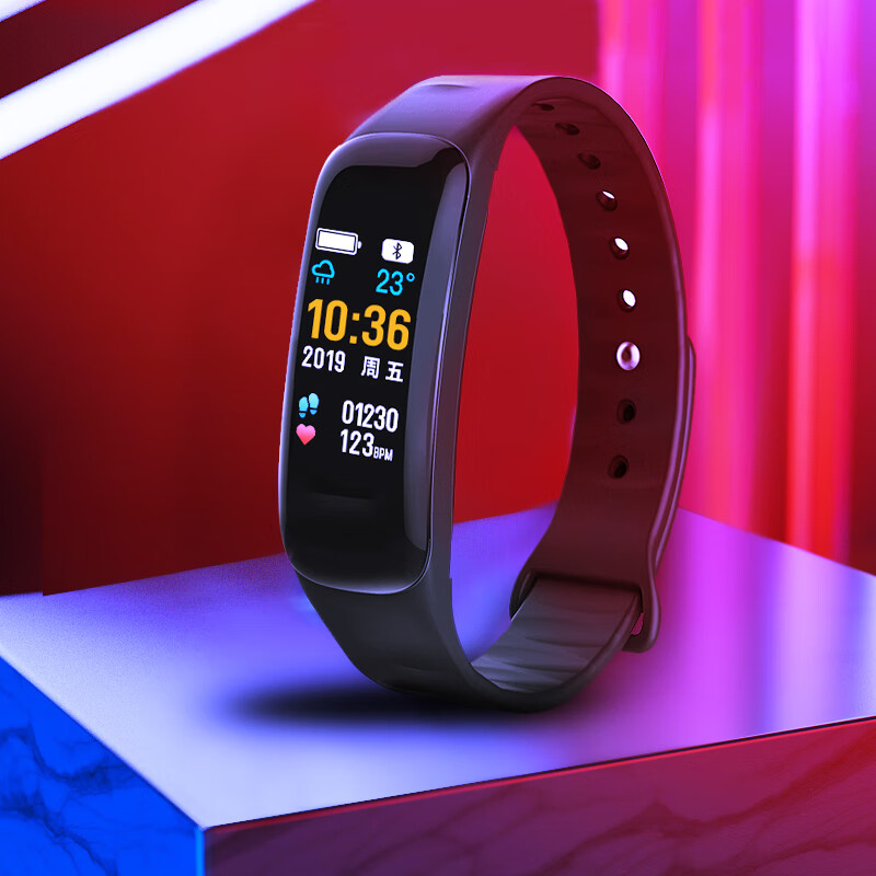 运动智能手表女款学生蓝牙手环