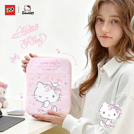 HelloKitty平板电脑包适用苹果华为iPad11寸pro13寸学生便携收纳