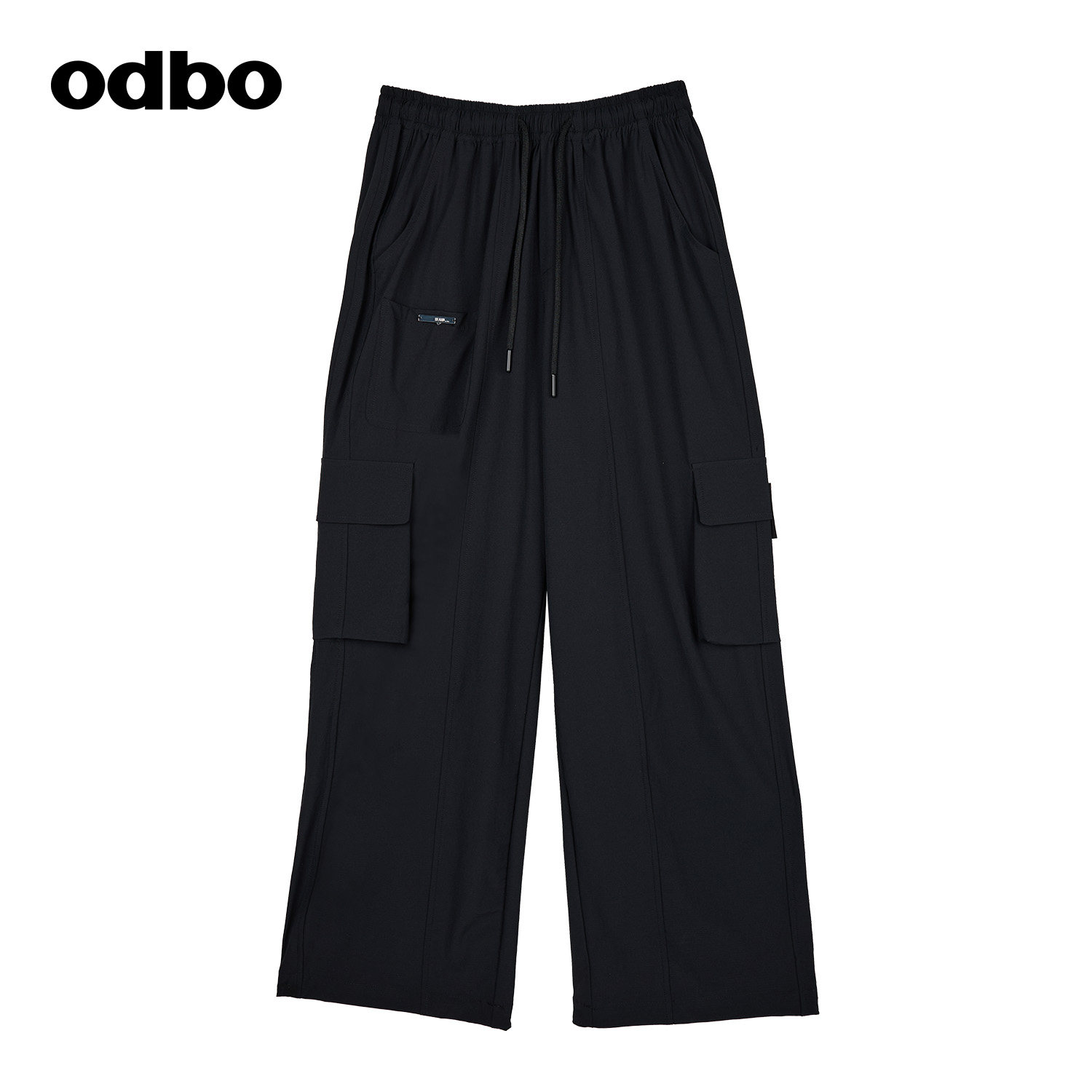 odbo欧迪比欧设计师潮牌大口袋直筒裤秋冬夏季新款工装休闲裤