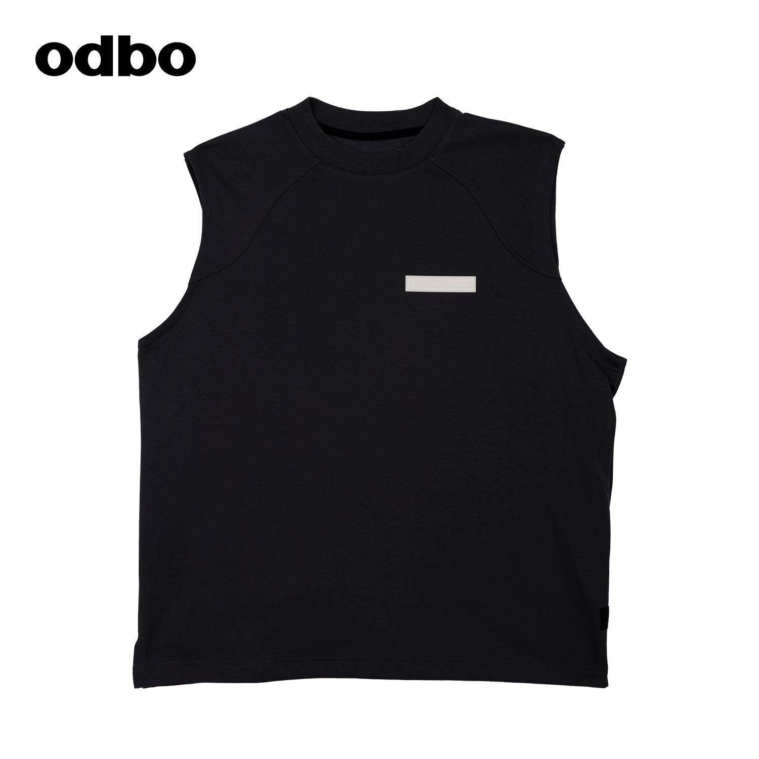 odbo/欧迪比欧 显瘦潮牌宽松无袖背心女秋冬外穿马甲高级感上衣