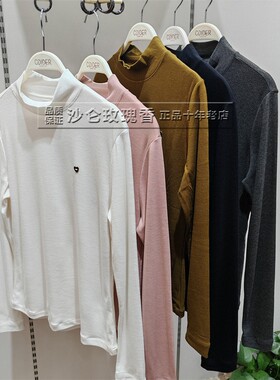 CDIDER凯迪娅新款女士稠丽羊毛半高领打底衫WM51421小高龄衫弹力