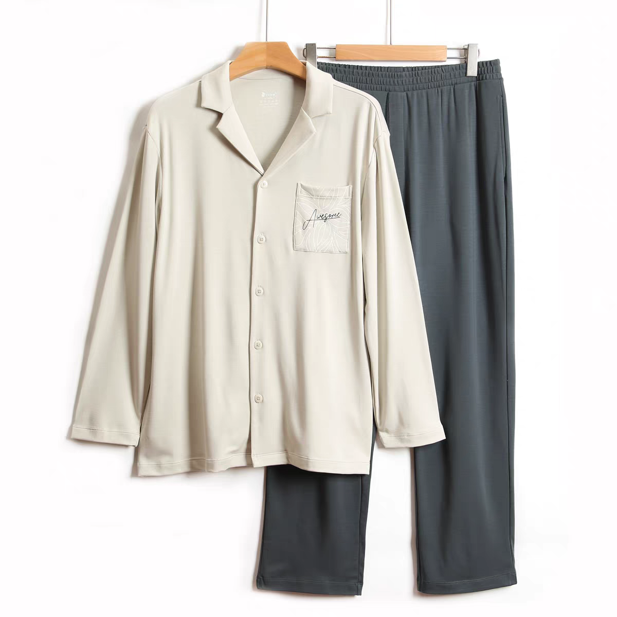 凯撒男羊绒蛋白家居服正品5997