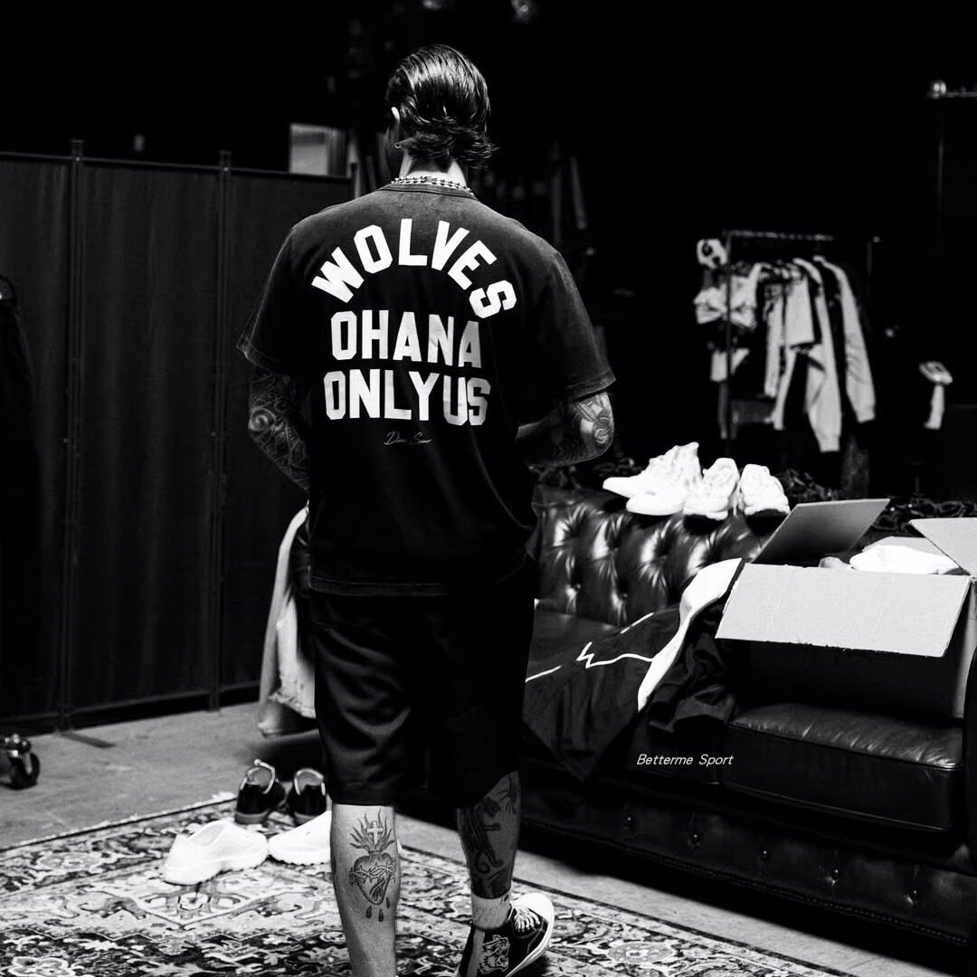 Darcsport 白黑色高级T恤超大尺寸运动训练健身美版休闲短袖上衣