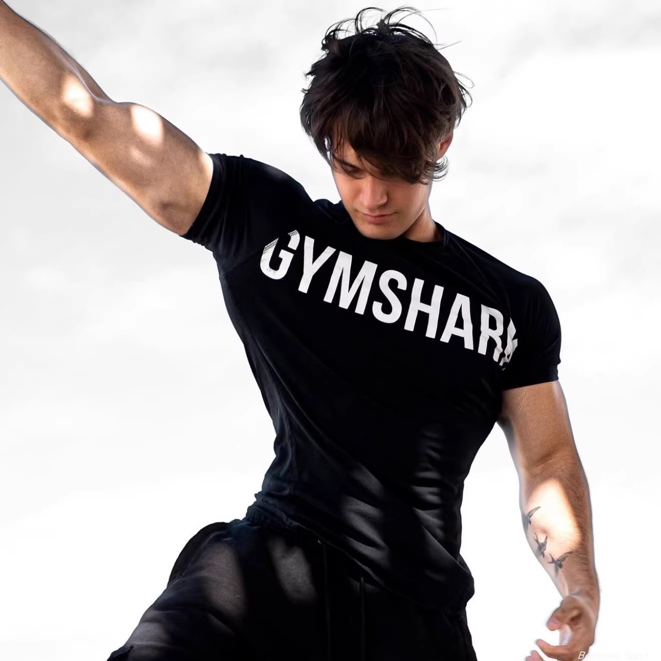 gymshark 紧身衣Prime T-Shirt修身版型插肩袖运动训练健身服短袖