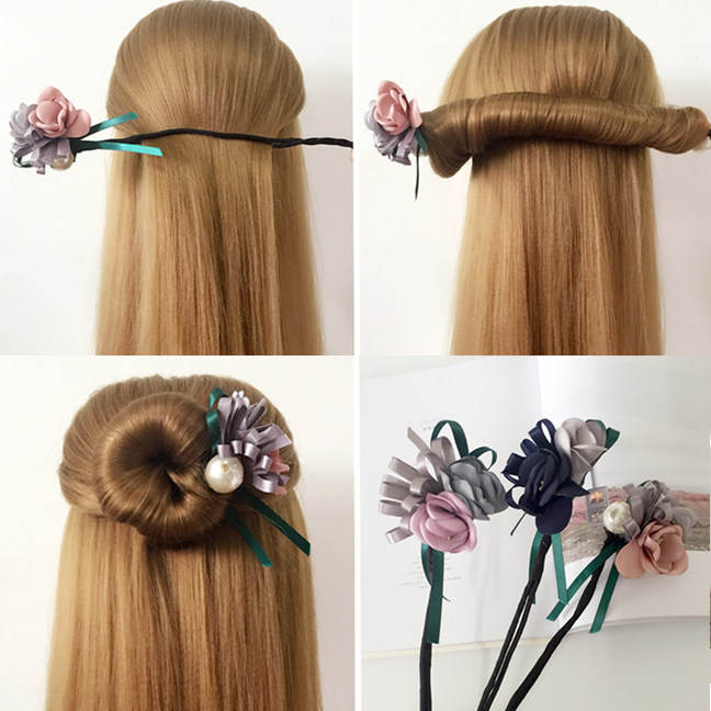 丸子花苞头蓬松懒人造型盘发器